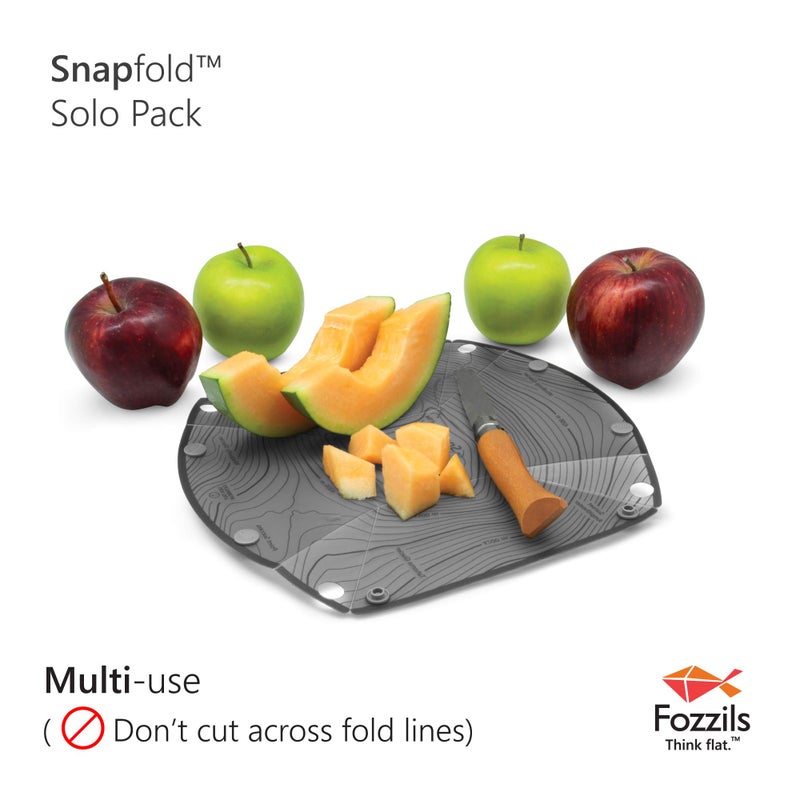 Fozzils Snapfold Solo Pack (Cup, Bowl, Plate) , Gray - Image 4